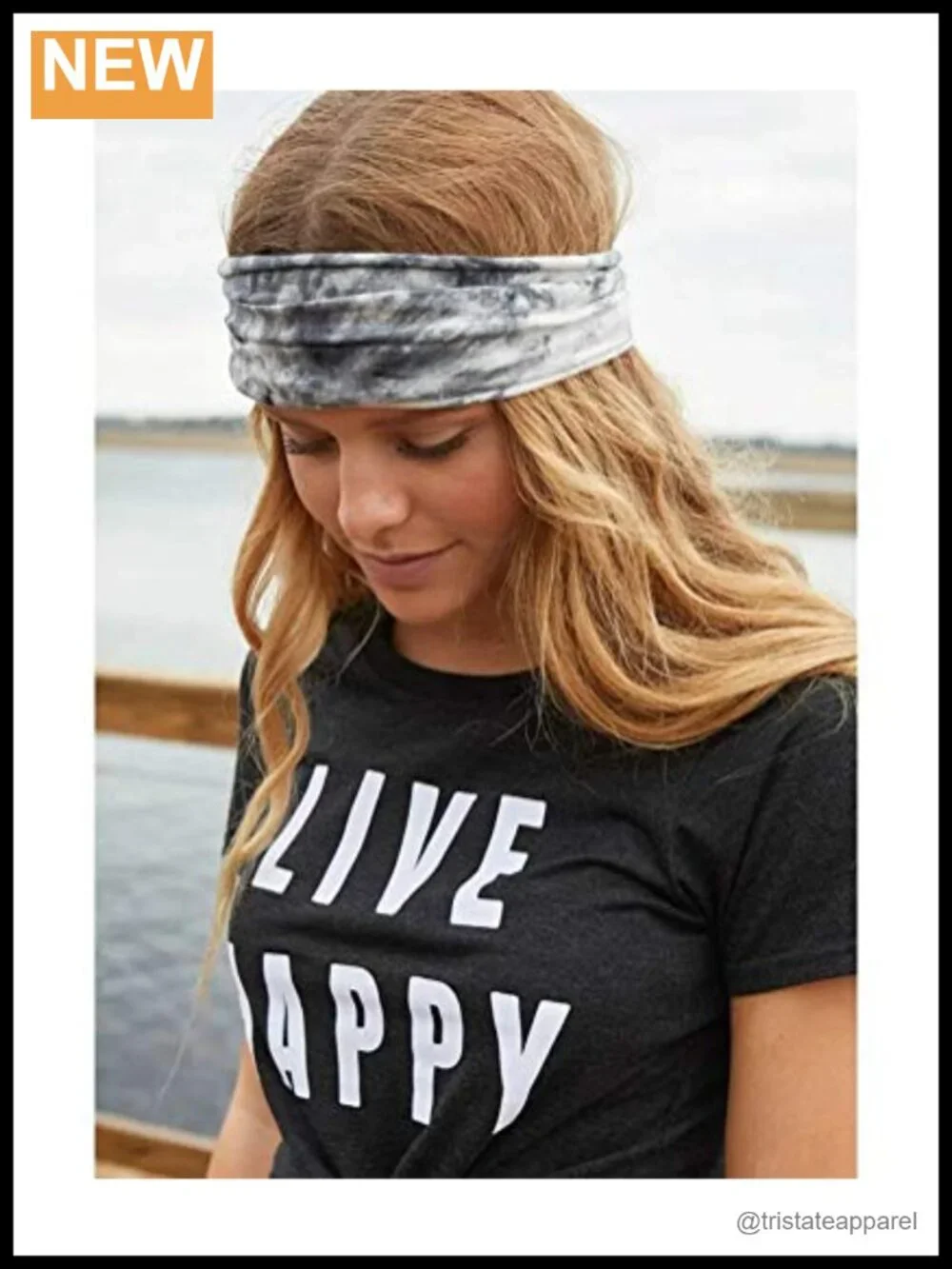 6 Pack Elastic Bandeau Hair Ties for Workout Yoga Running